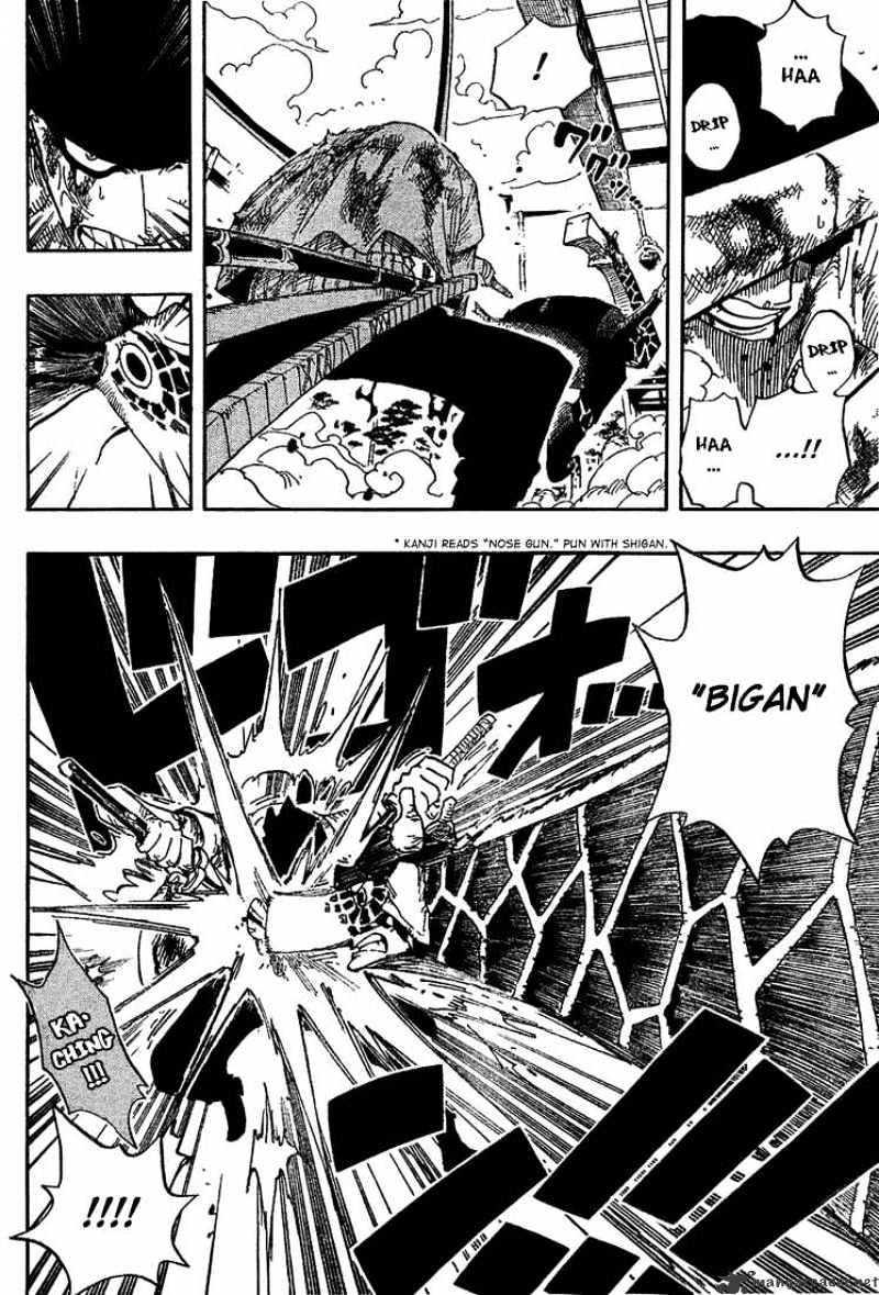 One Piece Chapter 416 : Zoro Vs Kaku page 14 - Mangakakalot