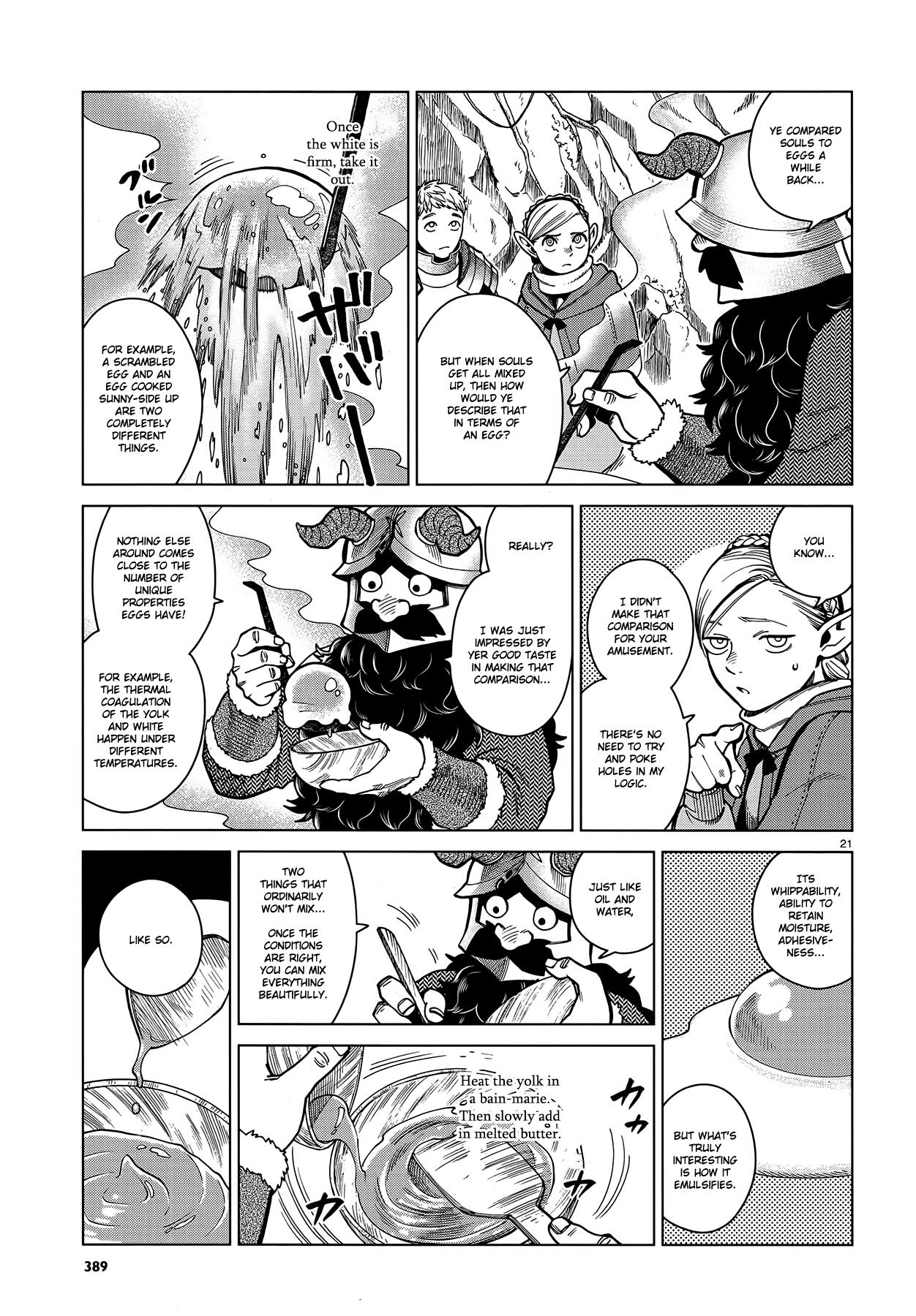 Dungeon Meshi Chapter 45: Egg page 21 - Mangakakalot