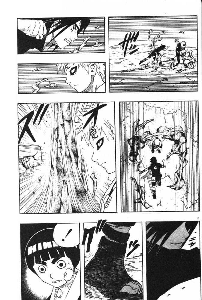 Vol.13 Chapter 111 – Sasuke vs. Gaara!! | 17 page