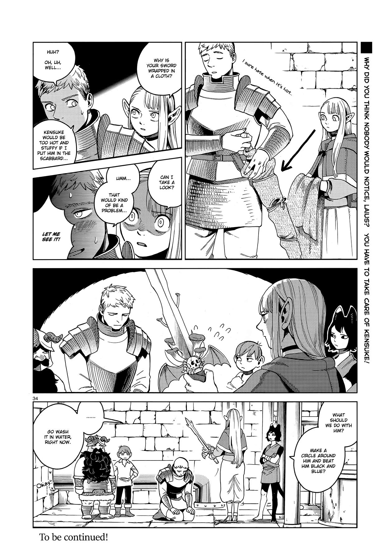 Dungeon Meshi Chapter 51: Dumplings Ii page 34 - Mangakakalot