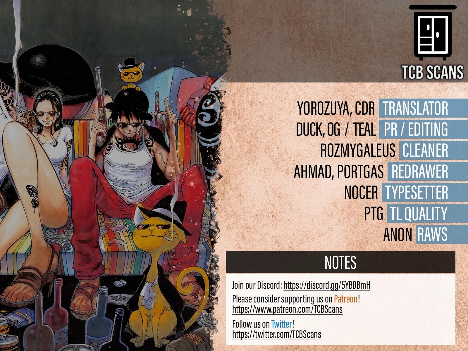 One Piece Chapter 1007 page 2 - Mangakakalot