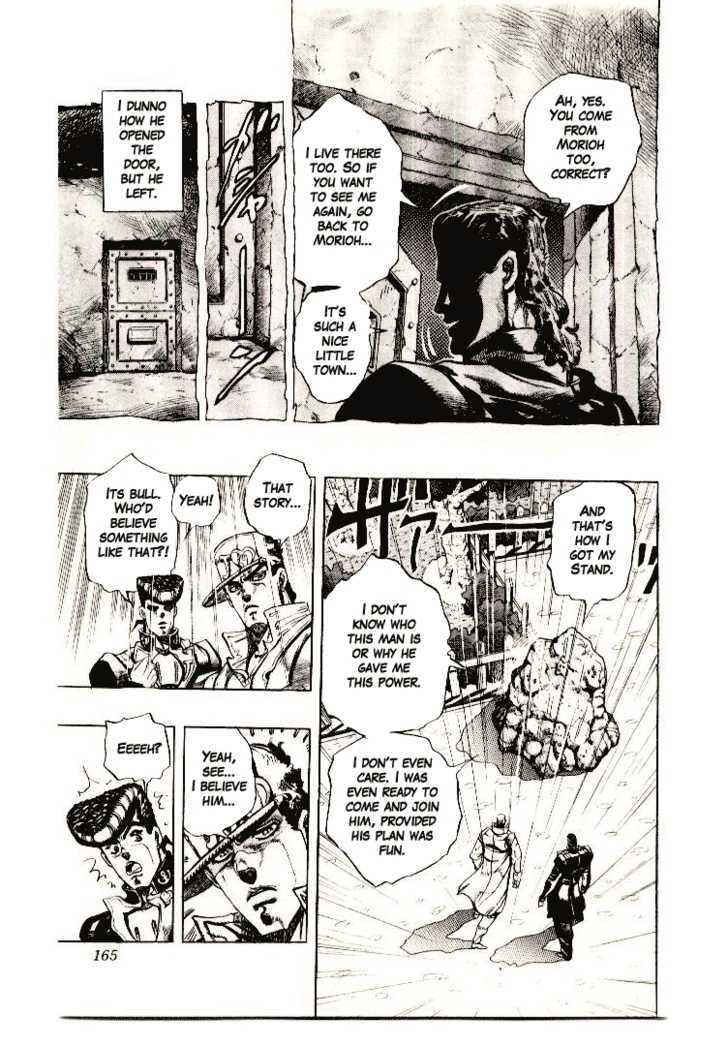 Jojo's Bizarre Adventure Vol.29 Chapter 273 : Josuke Meets Angelo! Part 5 page 13 - 