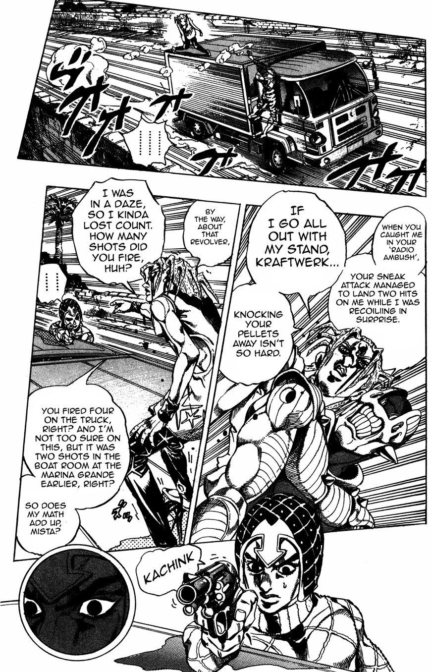 Jojo's Bizarre Adventure Vol.50 Chapter 465 : Sex Pistols Appear! - Part 4 page 6 - 