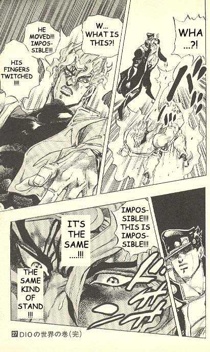 Jojo's Bizarre Adventure Vol.27 Chapter 256 : Dio's World Pt.10 page 19 - 