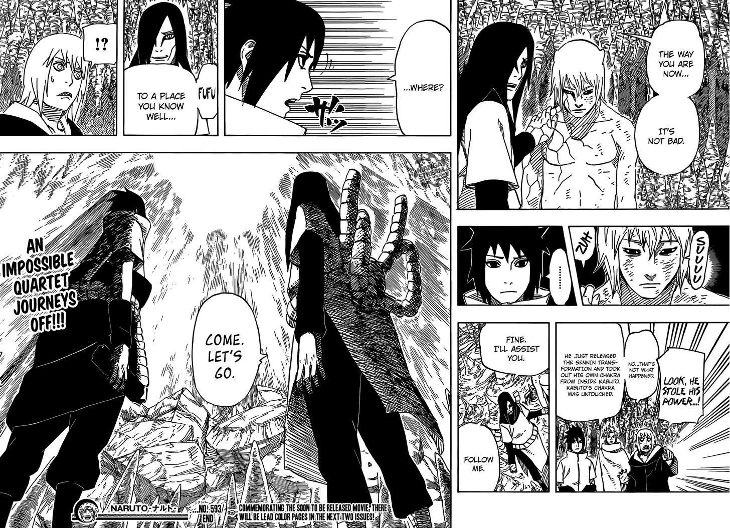 Vol.62 Chapter 593 – Orochimaru’s Revival | 15 page