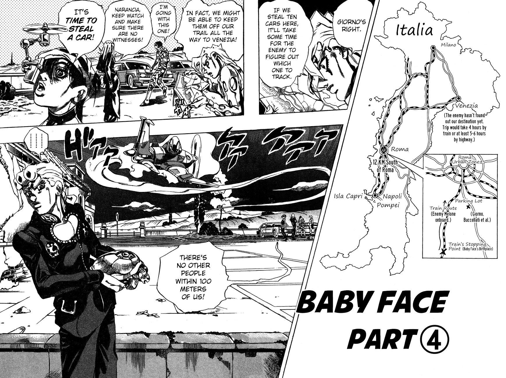 Jojo's Bizarre Adventure Vol.54 Chapter 503 : Baby Face - Part 4 page 3 - 