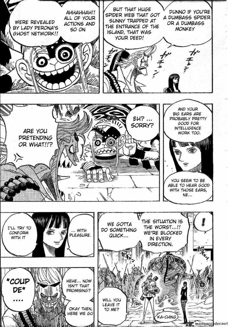 One Piece Chapter 453 : Cloudy With A Small Chance Of Bone page 14 - Mangakakalot