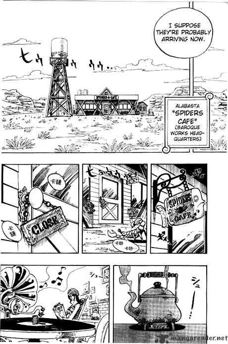 One Piece Chapter 160 : Spider Cafe, 8 O Clock page 7 - Mangakakalot