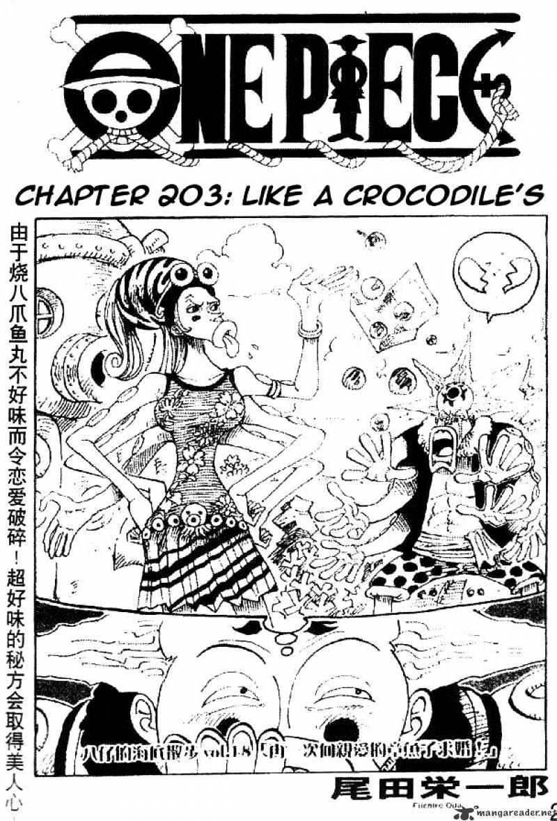 One Piece Chapter 203 : Like A Crocodile S page 1 - Mangakakalot