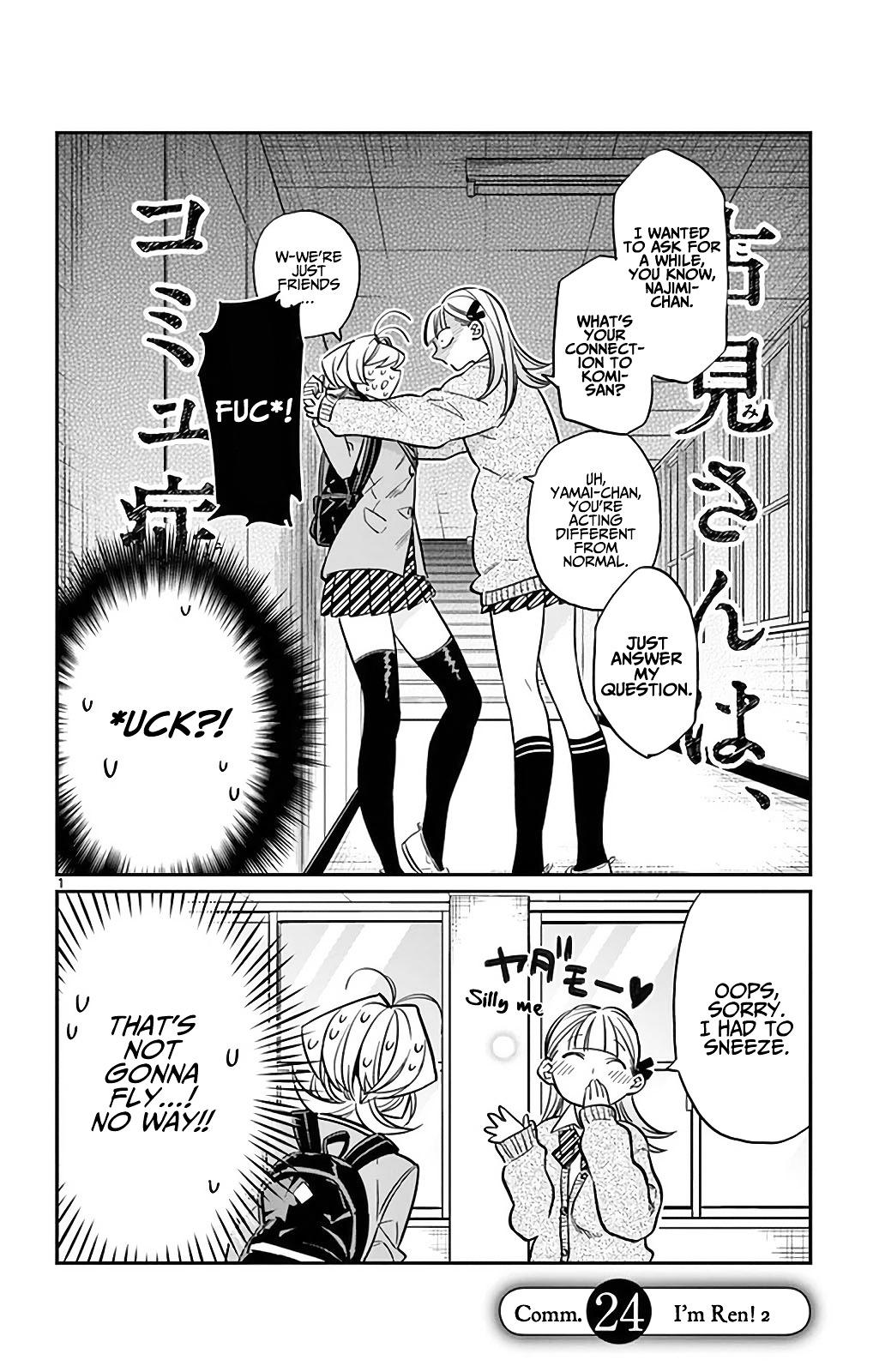 Komi-San Wa Komyushou Desu Vol.2 Chapter 24: I'm Ren! 2 page 1 - Mangakakalot
