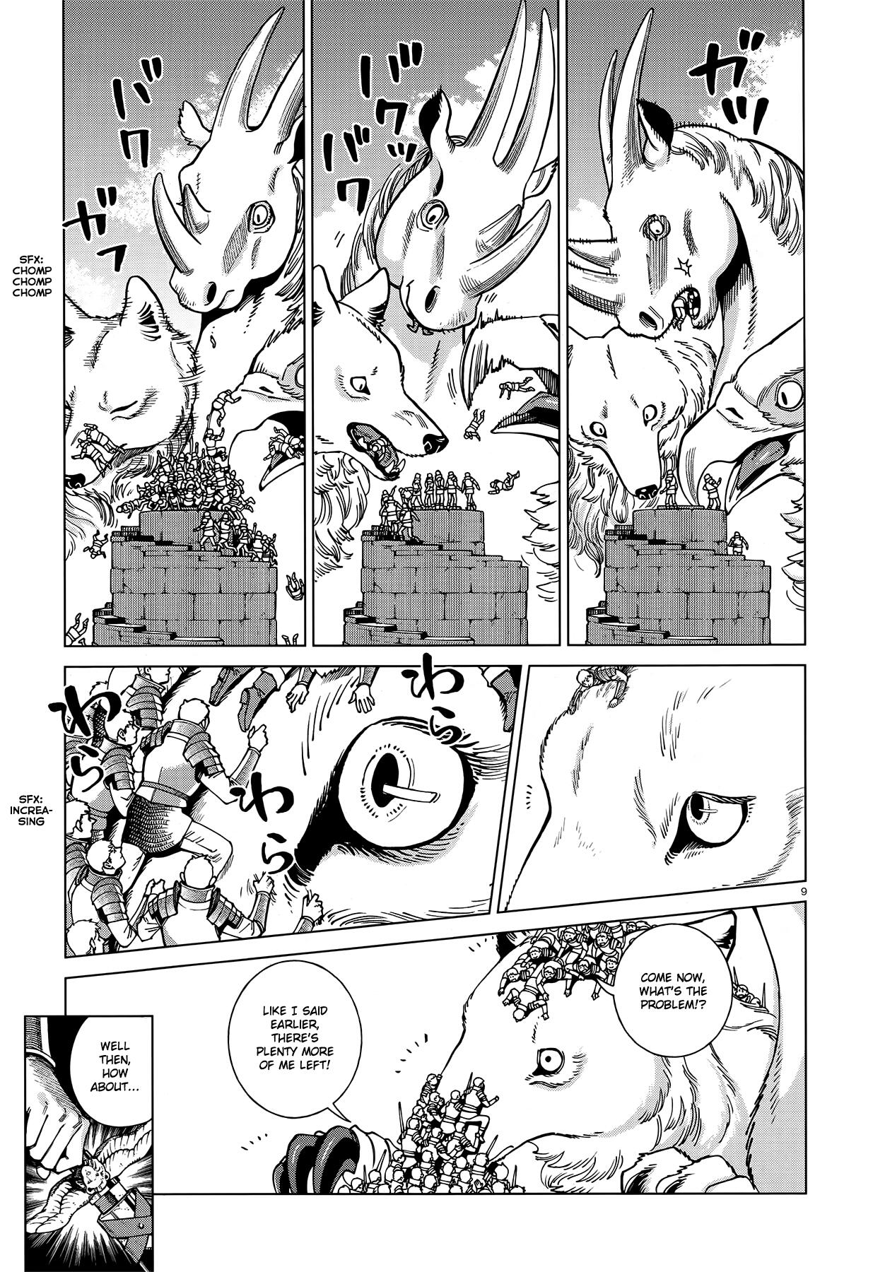 Dungeon Meshi Chapter 91: Winged Lion Vi page 9 - Mangakakalot