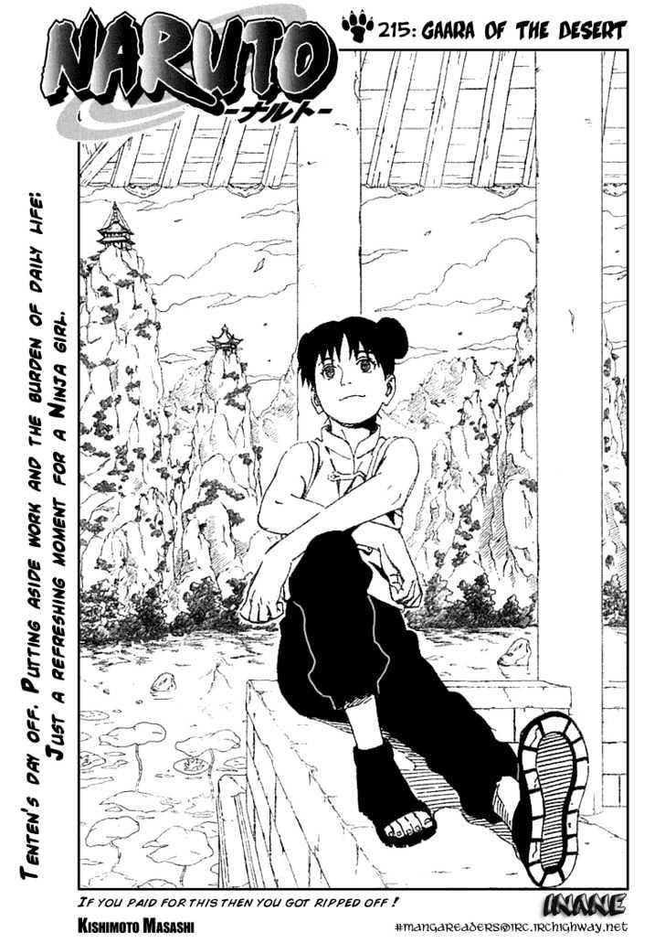 Vol.24 Chapter 215 – Gaara of the Sand Waterfall | 3 page