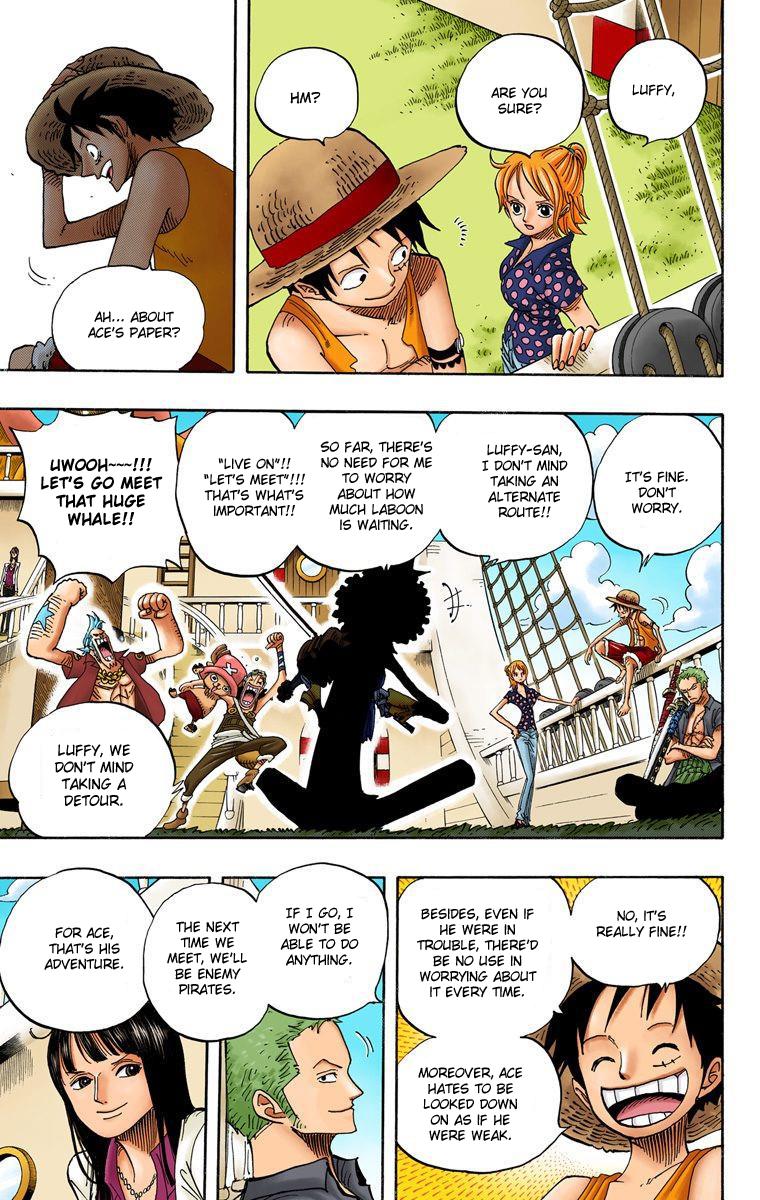 Luffy and Laboon from Color Cover 103 One Piece