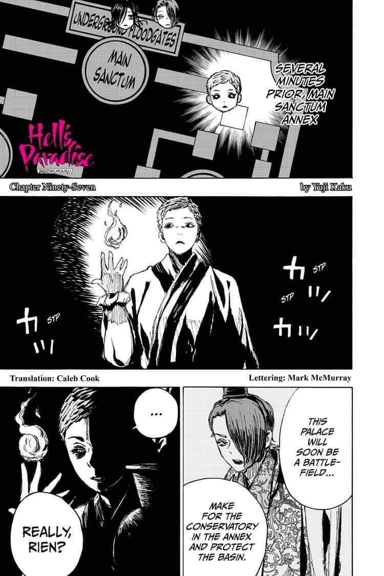 Hell's Paradise: Jigokuraku Chapter 97 page 1 - Mangakakalot