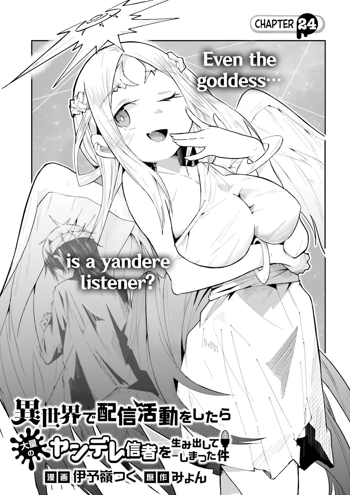 ISEKAI DE HAISHIN KATSUDOU WO SHITARA TAIRYOU NO YANDERE SHINJA WO UMIDASHITE SHIMATTA KEN chapter-24 Page 1