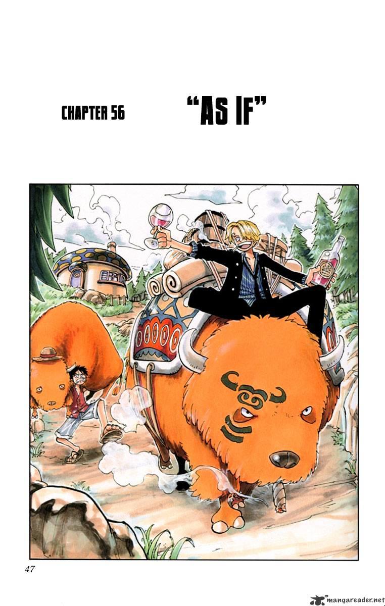 One Piece Chapter 56 : As If page 1 - Mangakakalot