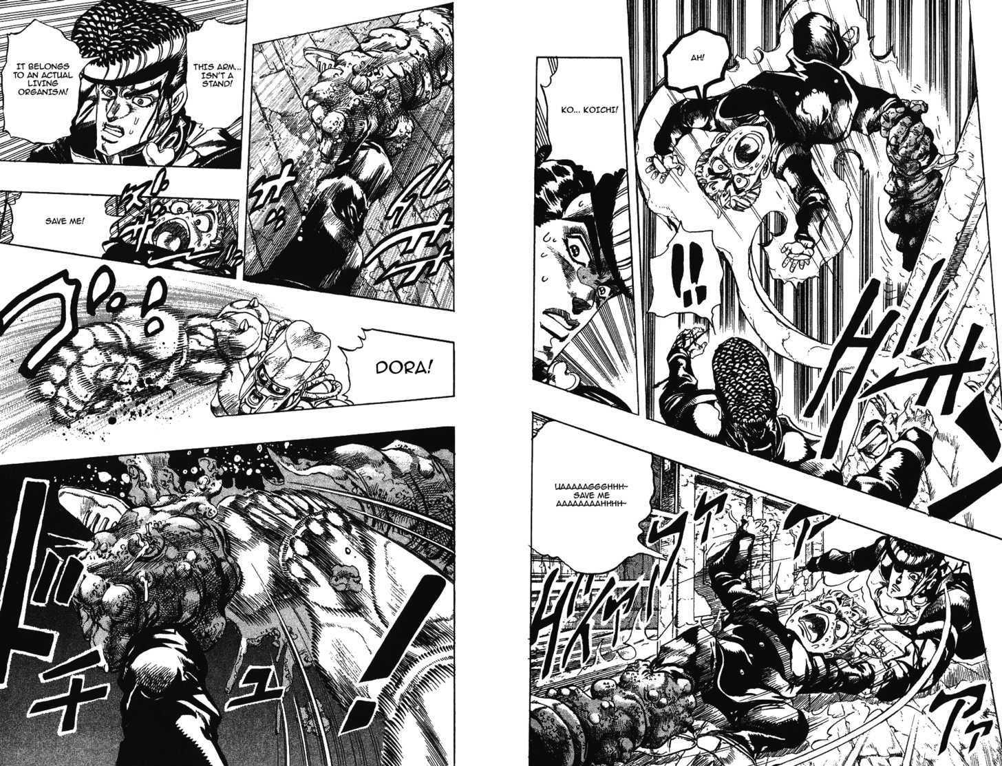 Jojo's Bizarre Adventure Vol.30 Chapter 281 : Nijimura Brothers Part 8 page 6 - 