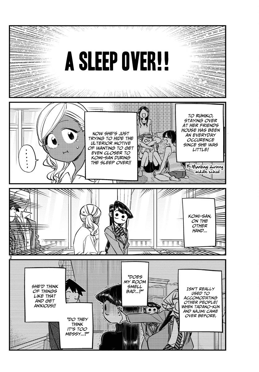 Komi-San Wa Komyushou Desu Vol.10 Chapter 142: A Sleep Over page 2 - Mangakakalot