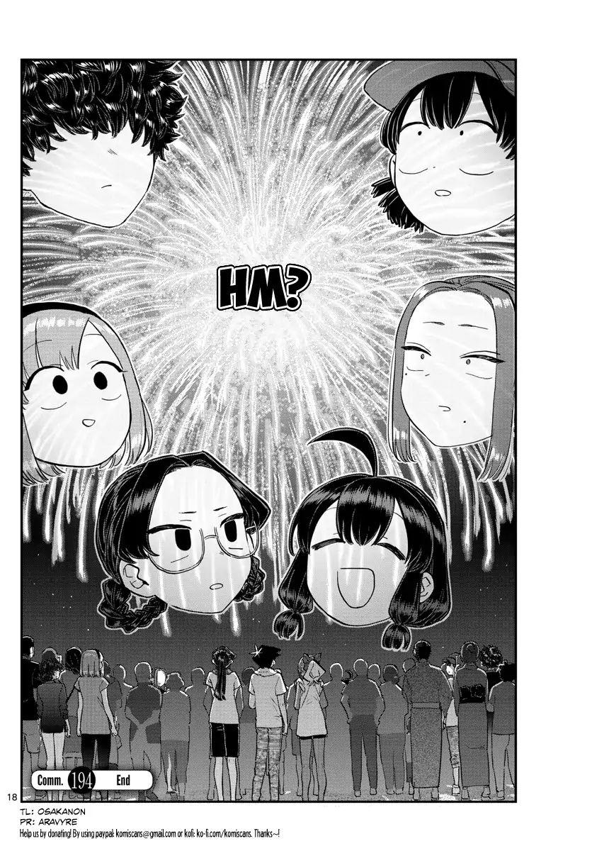 Komi-San Wa Komyushou Desu Chapter 194: Fireworks page 18 - Mangakakalot