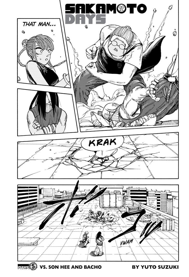 Sakamoto Days Chapter 5 page 1 - Mangakakalot