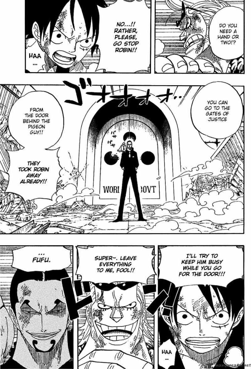 One Piece Chapter 416 : Zoro Vs Kaku page 7 - Mangakakalot
