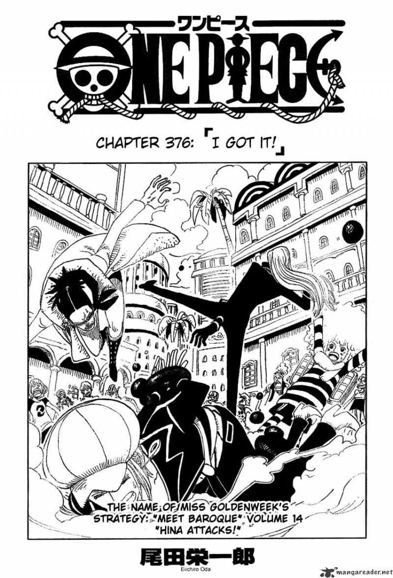 One Piece Chapter 376 : I Got It! page 1 - Mangakakalot