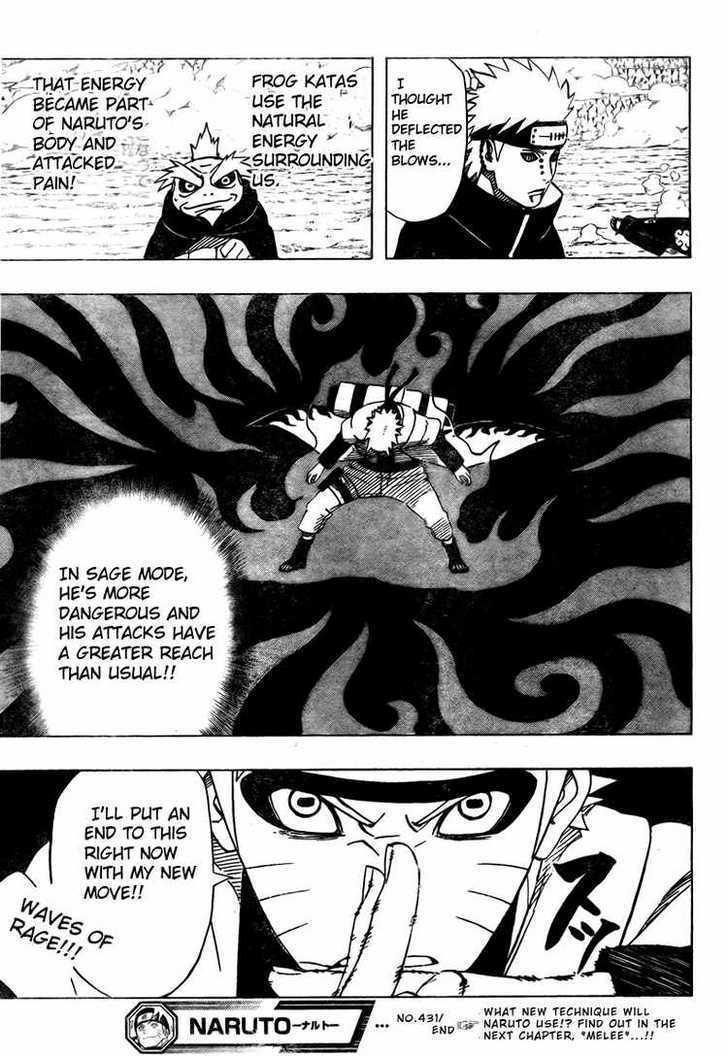 Vol.46 Chapter 431 – Naruto’s Great Eruption!! | 17 page