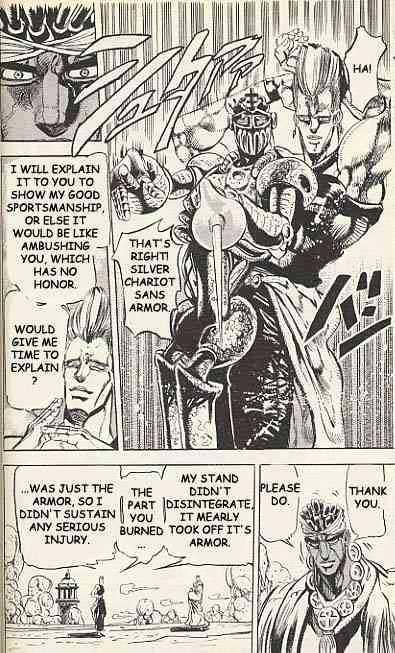 Jojo's Bizarre Adventure Vol.14 Chapter 126 : The Silver Chariot 3 page 5 - 