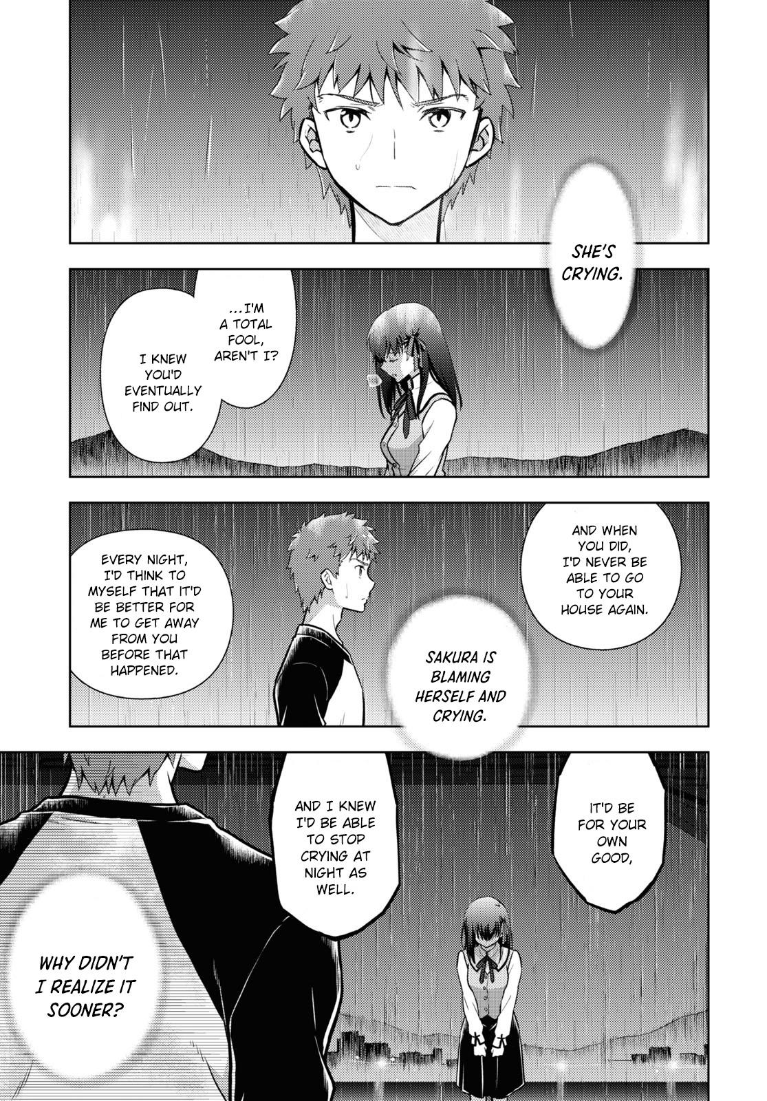 Read Fate/stay Night - Heaven's Feel Chapter 85: Day 9 / Rain (6