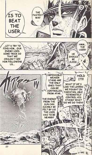 Jojo's Bizarre Adventure Vol.18 Chapter 167 : The Sun Pt.2 page 3 - 