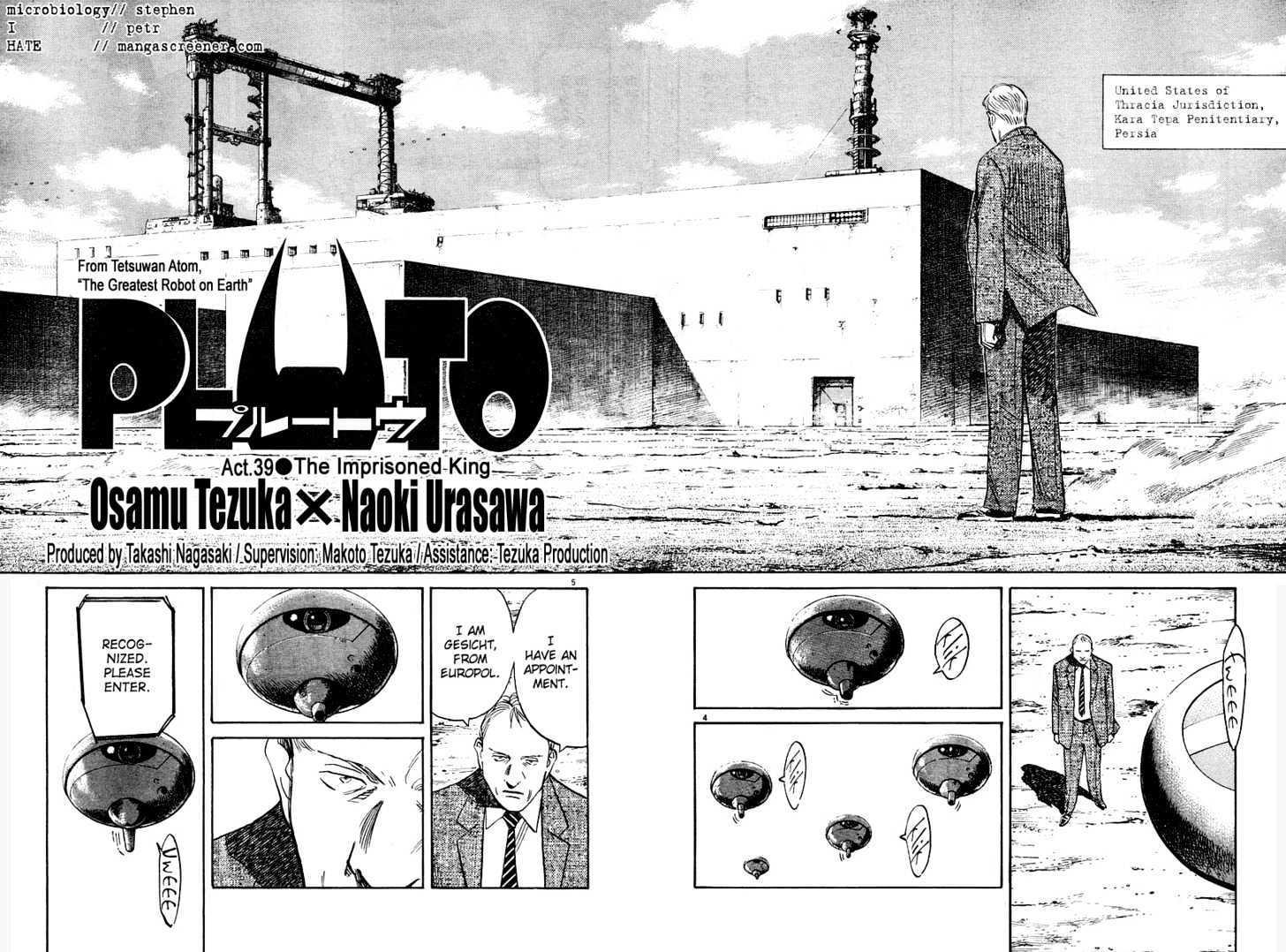 Pluto Vol.5 Chapter 39 : The Imprisoned King page 5 - Mangakakalot