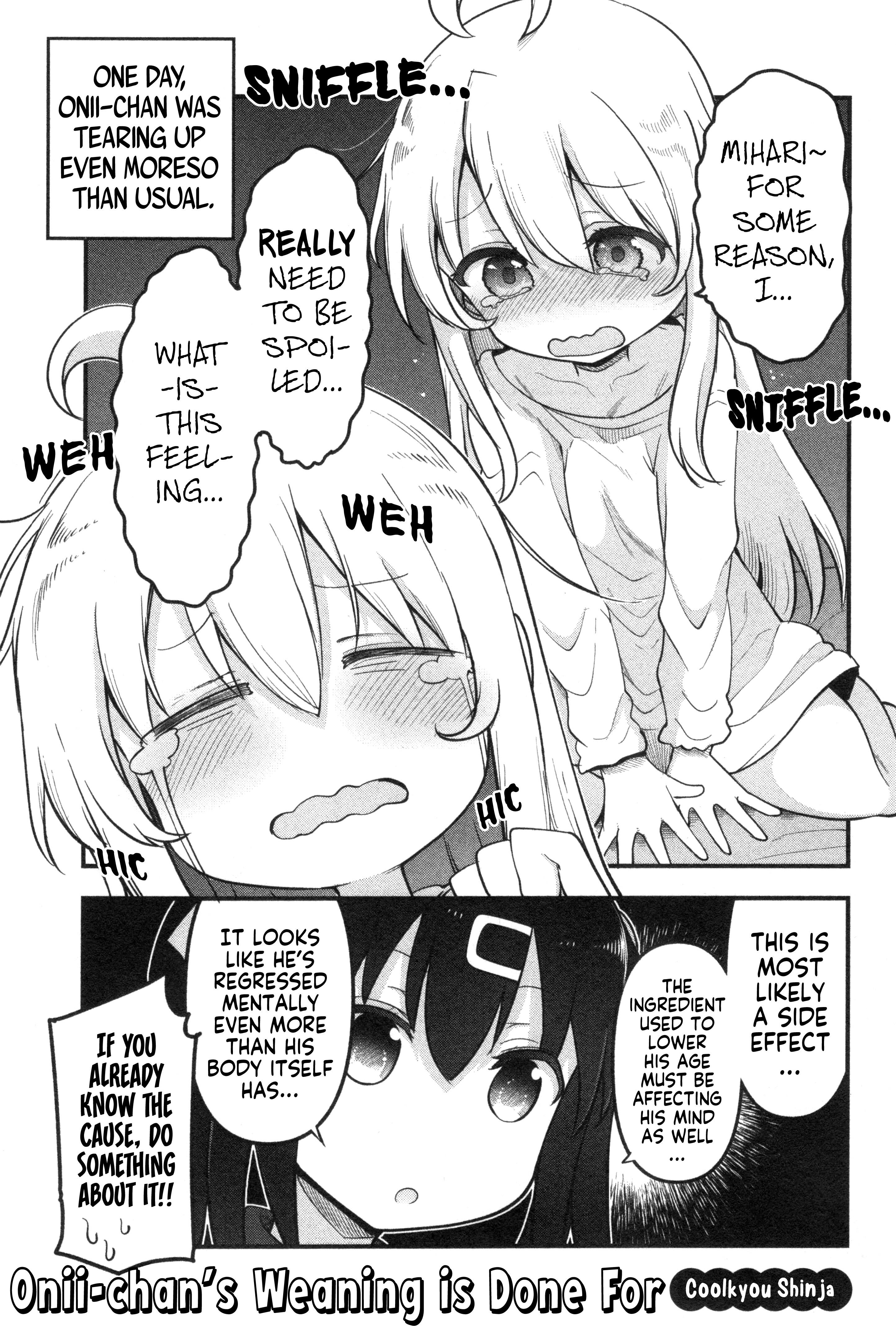 Onii-Chan Is Done For! Official Anthology Comic-Vol.4 Chapter 63: Onii-Chan's Weaning Is Done For