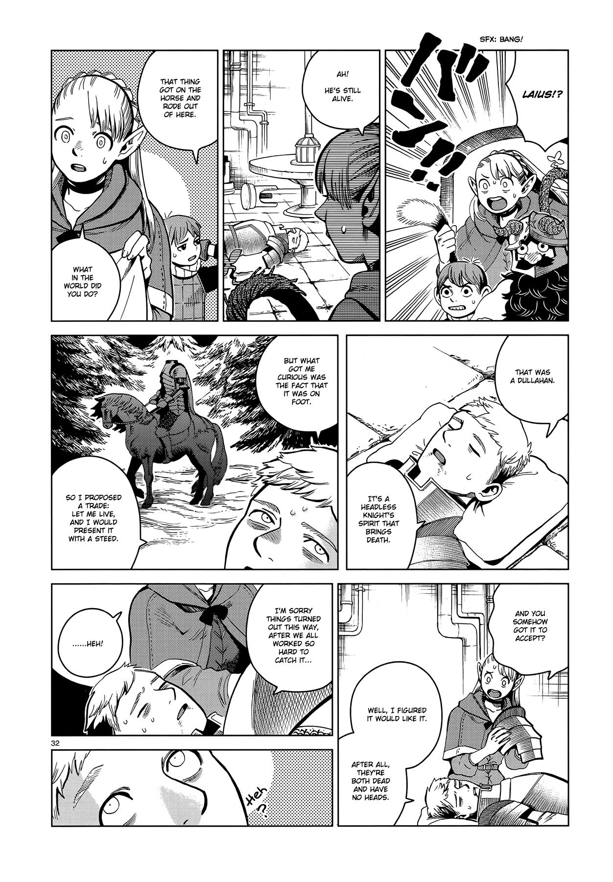 Dungeon Meshi Chapter 57: Stewed Head page 32 - Mangakakalot