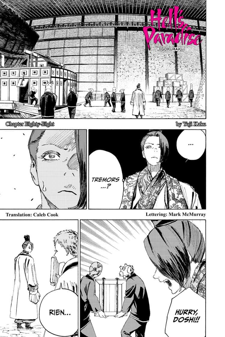 Hell's Paradise: Jigokuraku Chapter 88 page 1 - Mangakakalot