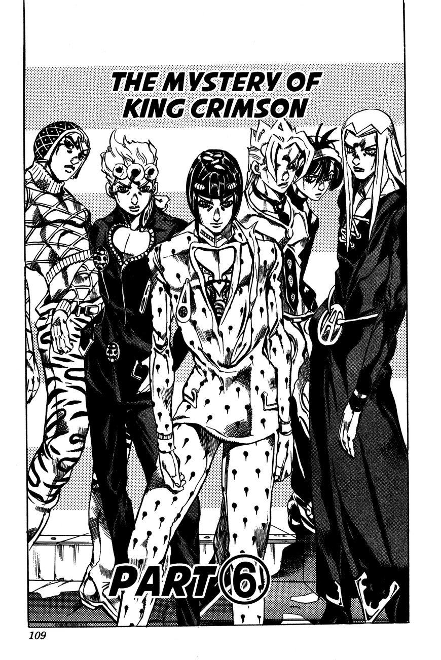 Jojo's Bizarre Adventure Vol.56 Chapter 523 : The Mystery Of King Crimson - Part 6 page 2 - 