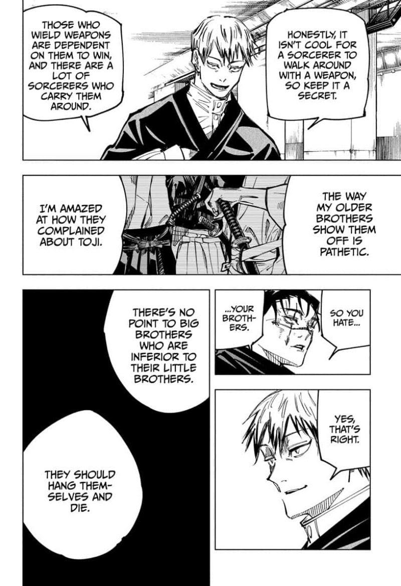 Jujutsu Kaisen Chapter 142: A Big Brother's Back page 6 - Mangakakalot