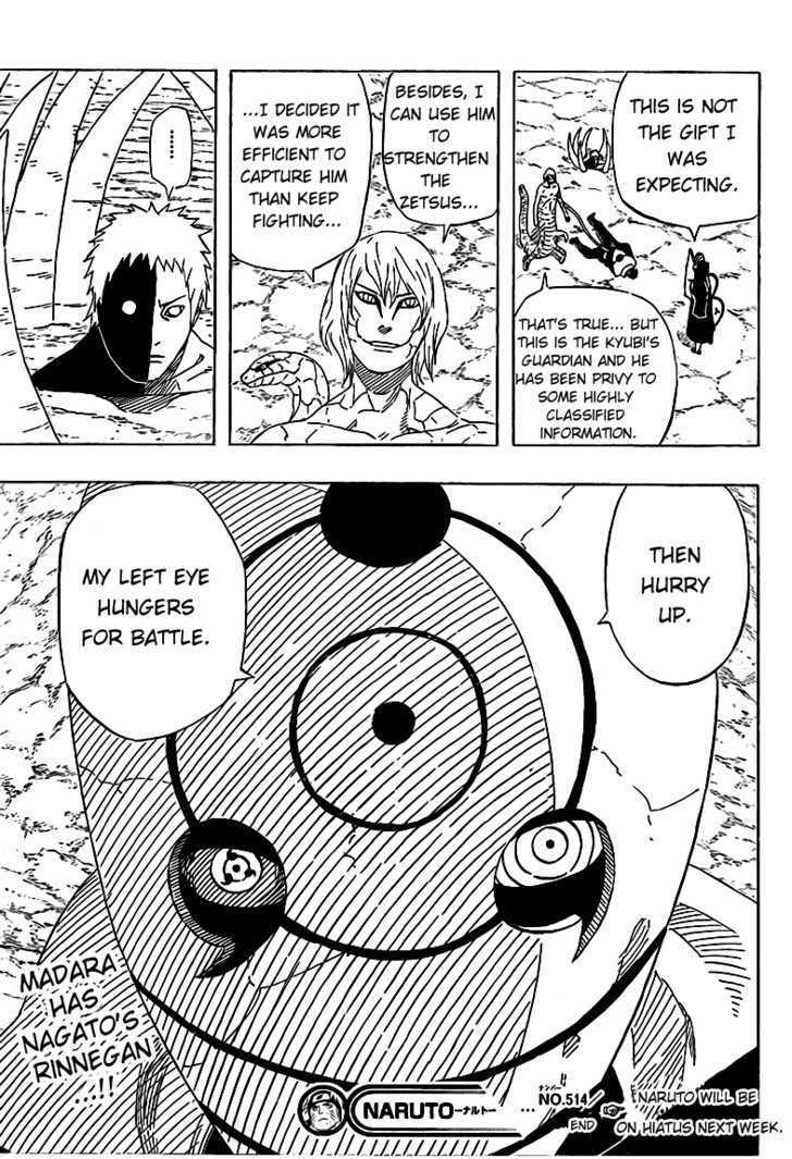 Vol.54 Chapter 514 – Kabuto’s Scheme!! | 17 page