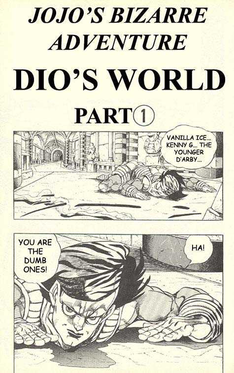 Jojo's Bizarre Adventure Vol.27 Chapter 247 : Dio's World Pt.1 page 1 - 