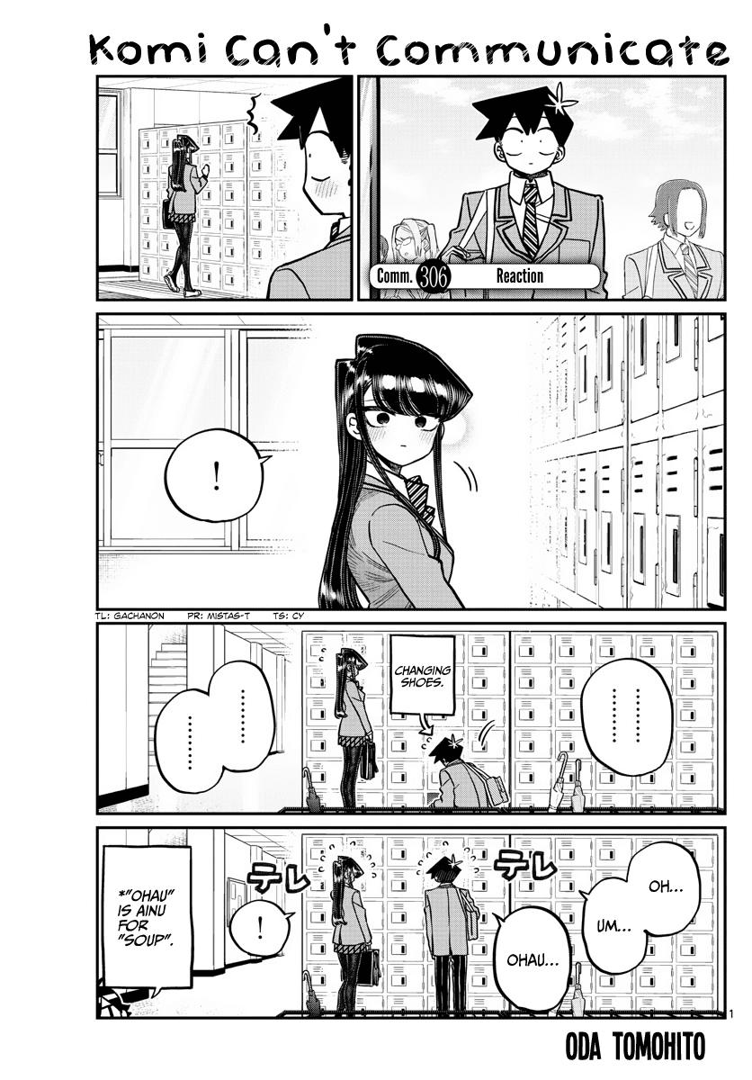 Komi-San Wa Komyushou Desu Chapter 306: Reaction page 1 - Mangakakalot