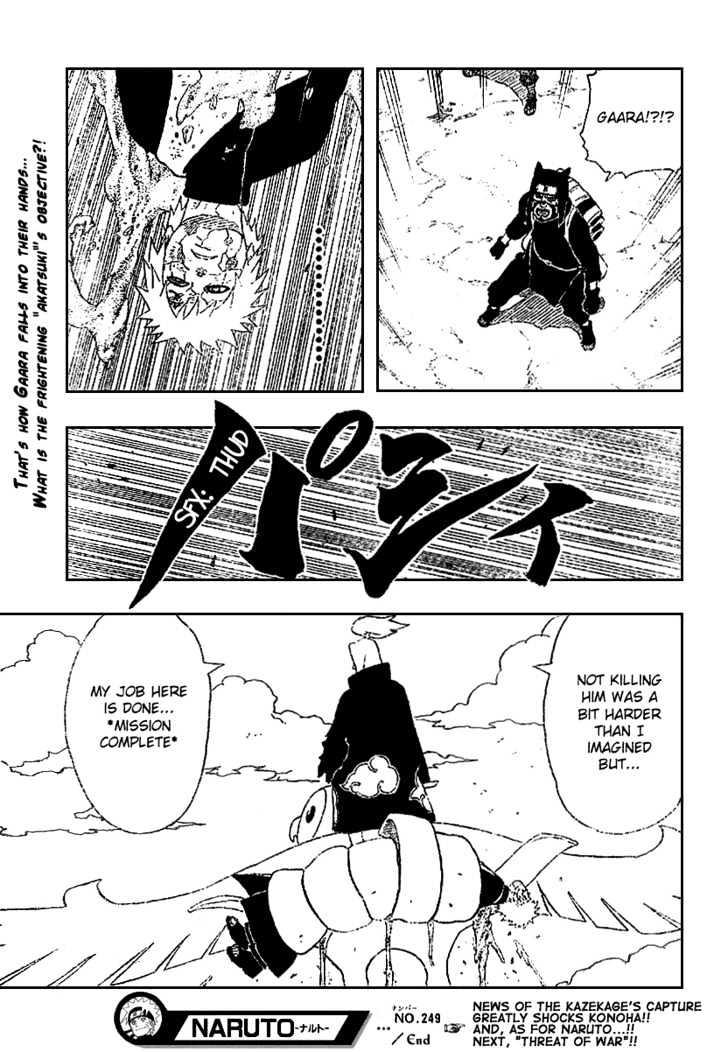 Vol.28 Chapter 249 – As Kazekage…!! | 18 page