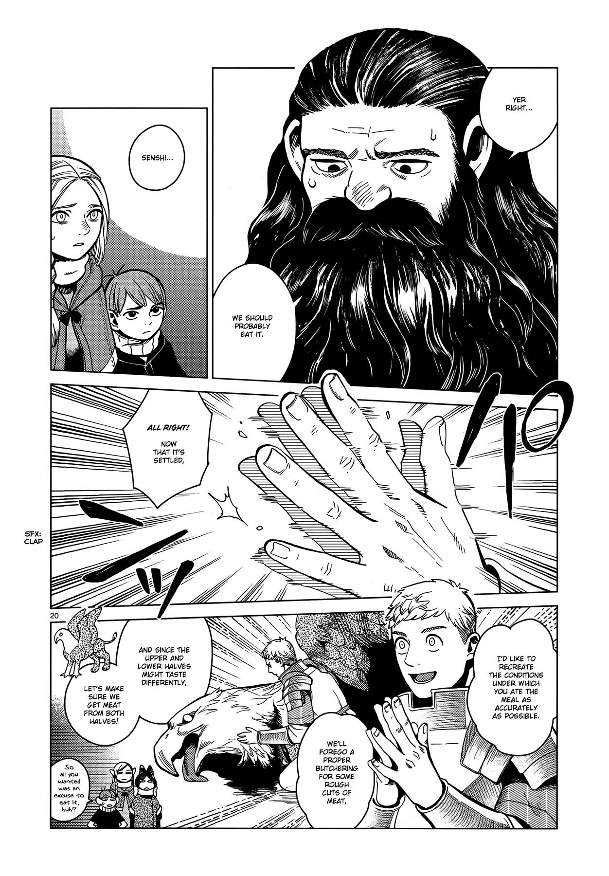 Dungeon Meshi Chapter 49: Griffin Soup page 20 - Mangakakalot