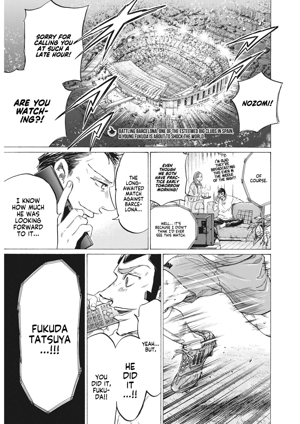 Ao Ashi, Chapter 345 - Ao Ashi Manga Online