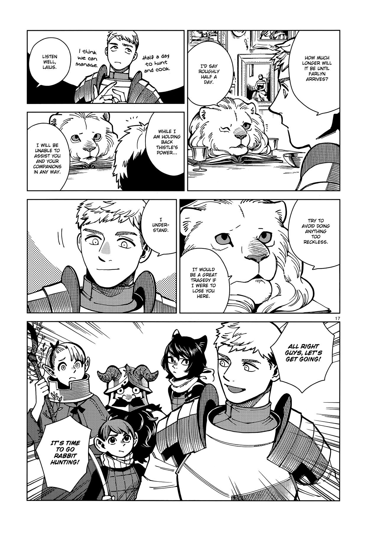 Dungeon Meshi Chapter 64: Rabbit page 17 - Mangakakalot