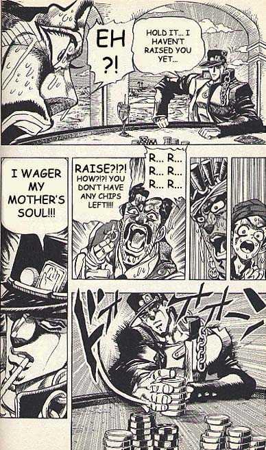 Jojo's Bizarre Adventure Vol.23 Chapter 216 : D'arby The Gambler Pt.6 page 6 - 