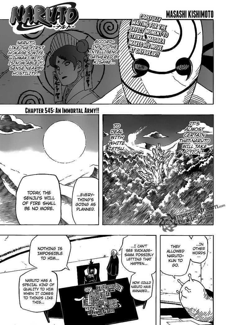 Vol.58 Chapter 545 – An Immortal Army!! | 1 page