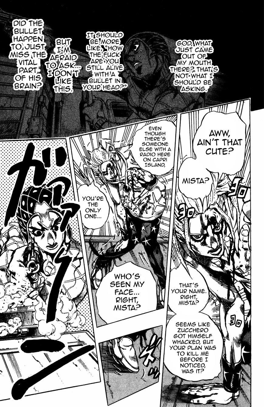 Jojo's Bizarre Adventure Vol.50 Chapter 465 : Sex Pistols Appear! - Part 4 page 4 - 