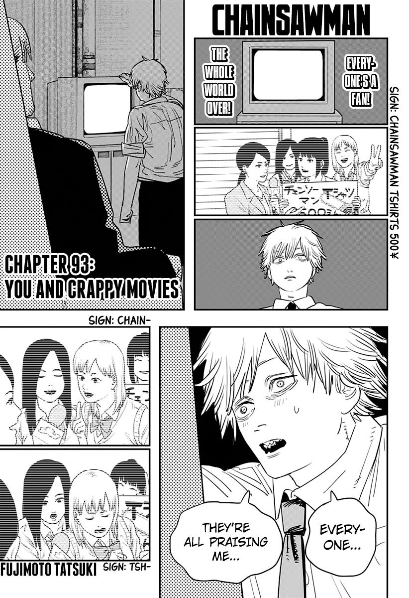 Chainsaw Man Chapter 93: You And Crappy Movies page 1 - Mangakakalot