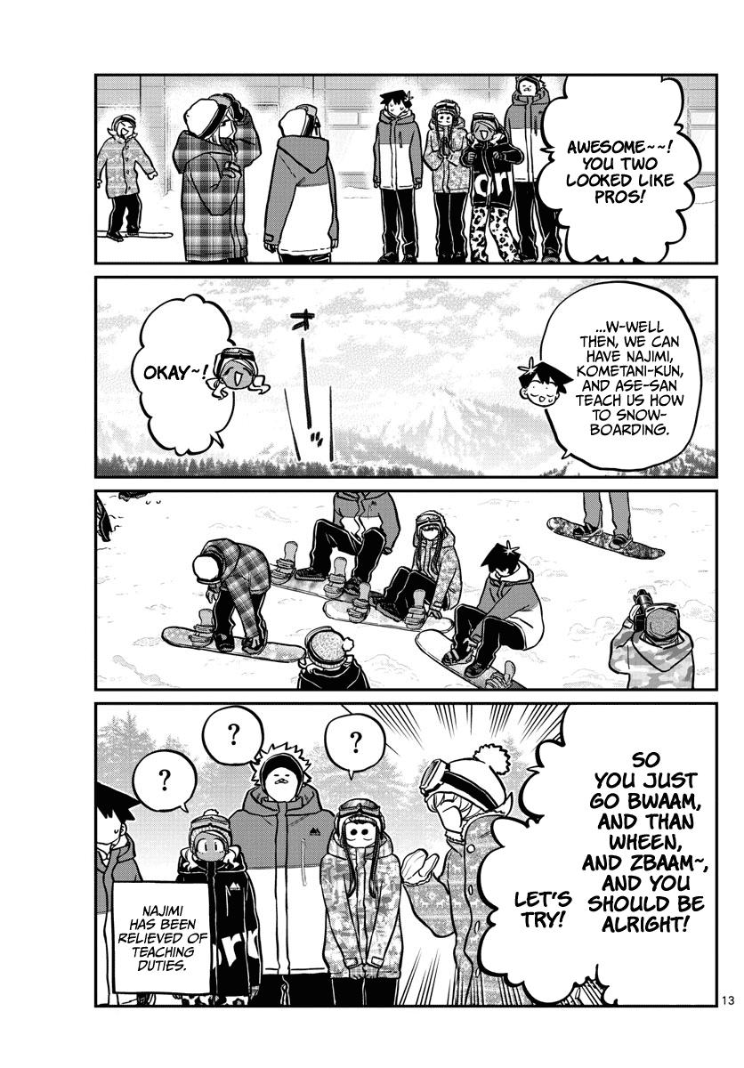 Komi-San Wa Komyushou Desu Chapter 261: Snowboarding page 13 - Mangakakalot