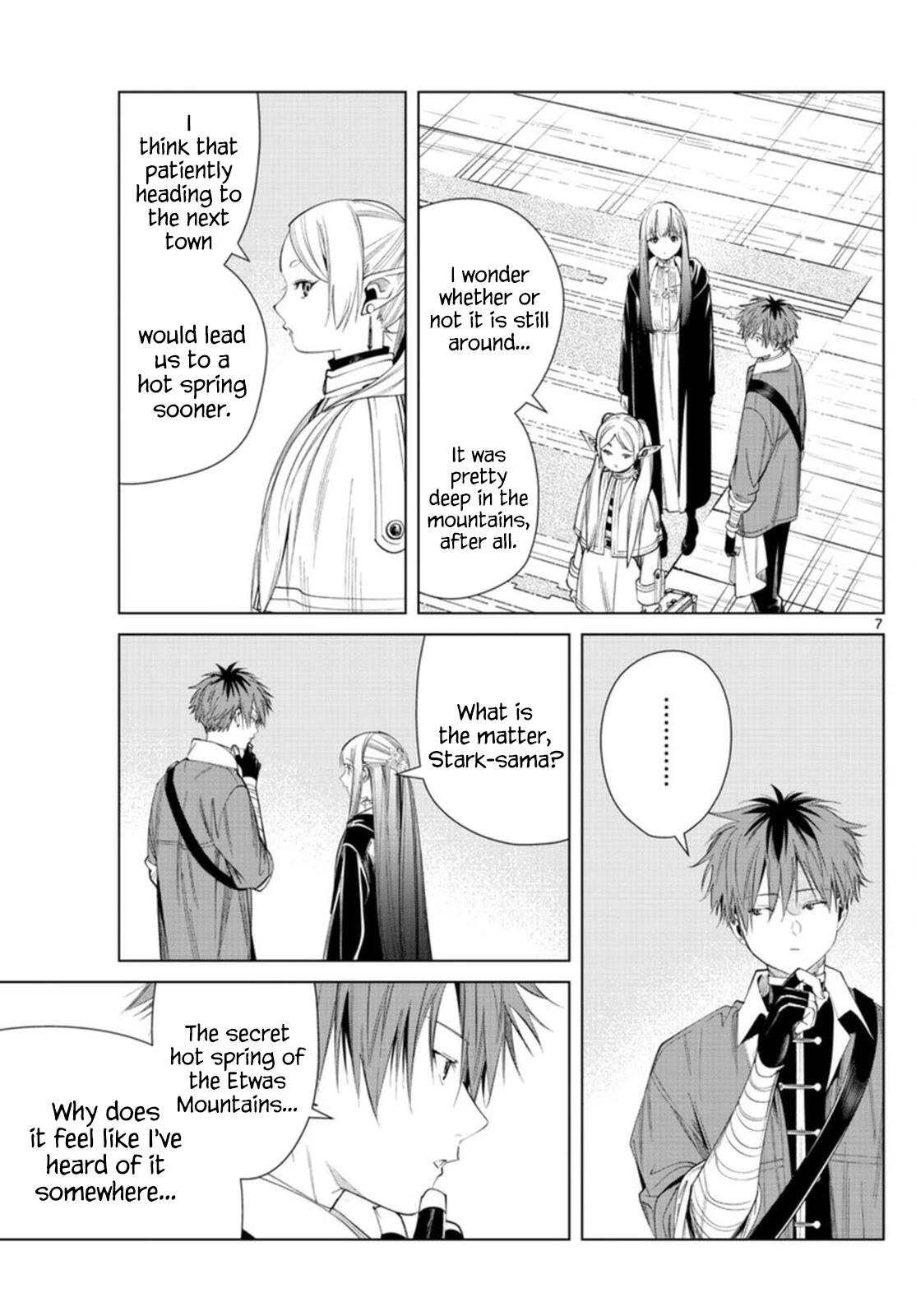 Sousou No Frieren Chapter 65: The Secret Hot Spring Of The Etwas Mountains page 7 - Mangakakalot