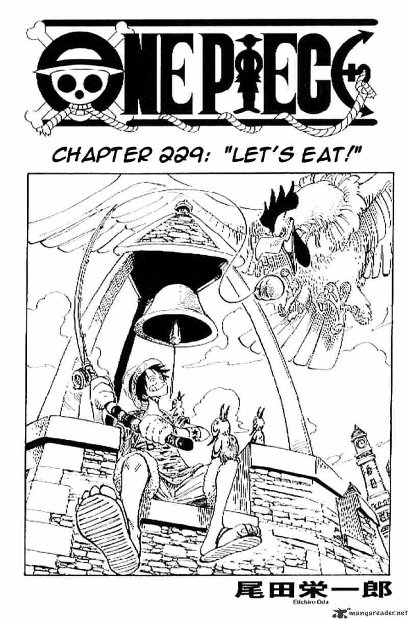 One Piece Chapter 229 : Let S Eat page 1 - Mangakakalot